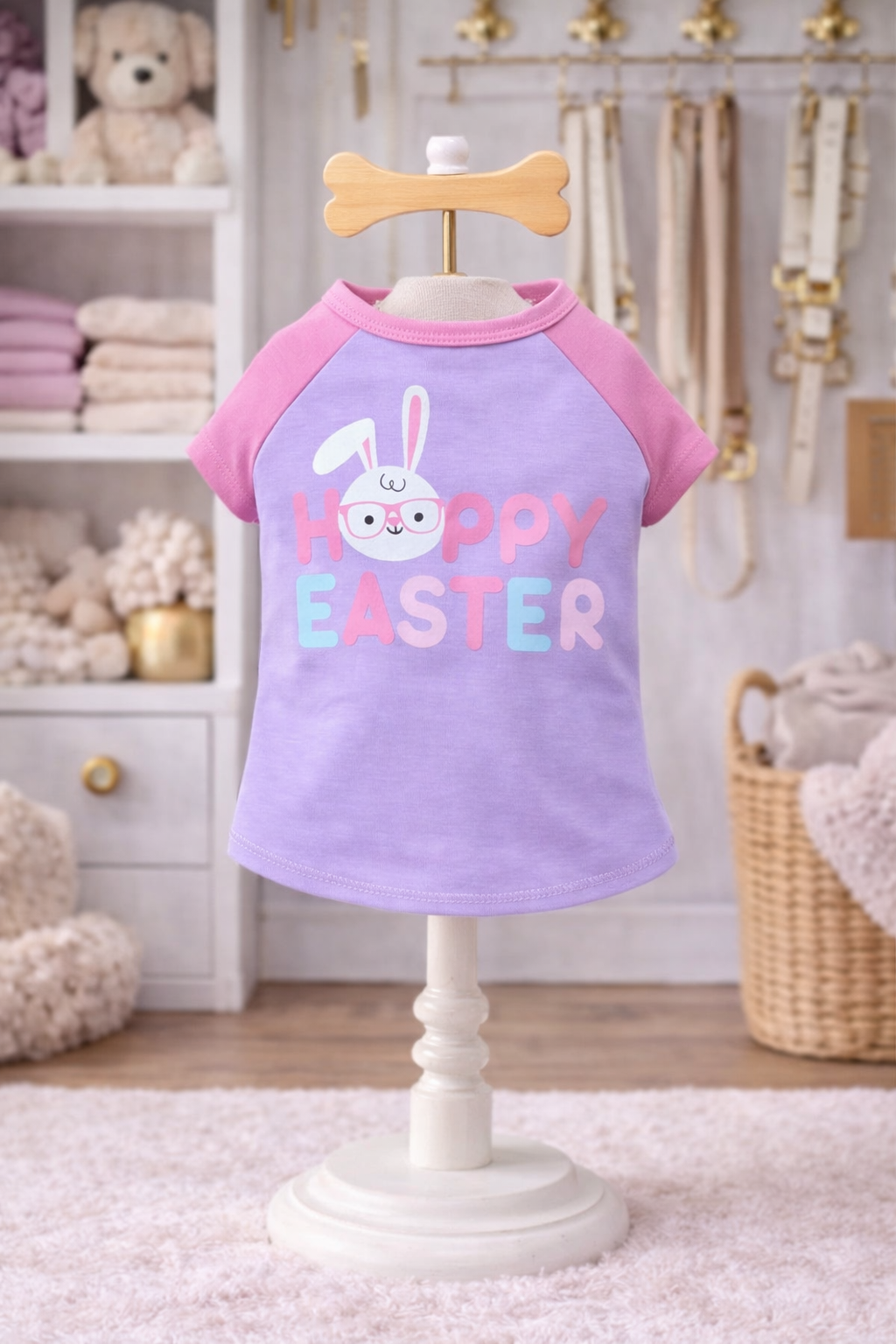 Hoppy Easter Dog Tee