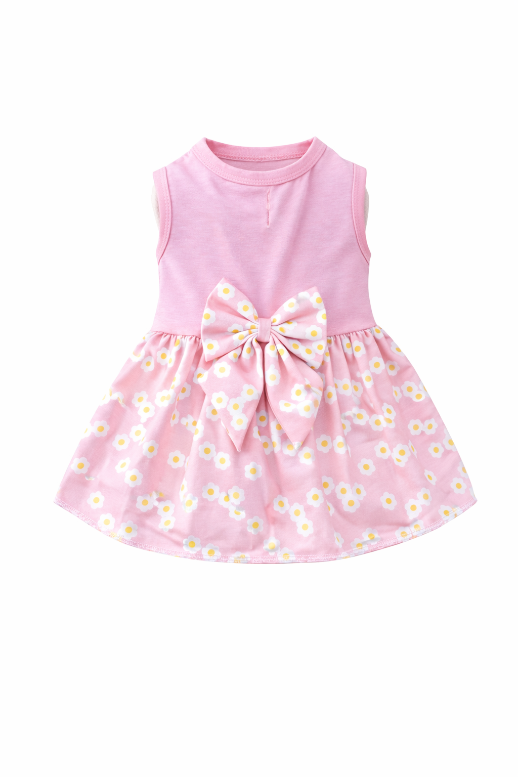 Pink Floral Spring Dog Dress