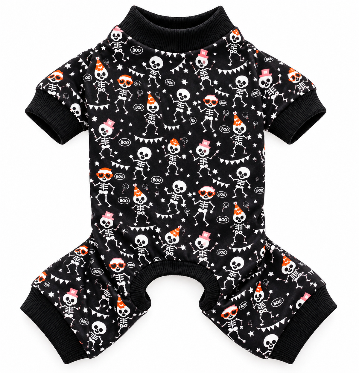Dancing Skeleton Pet Jumpsuit 💀🖤