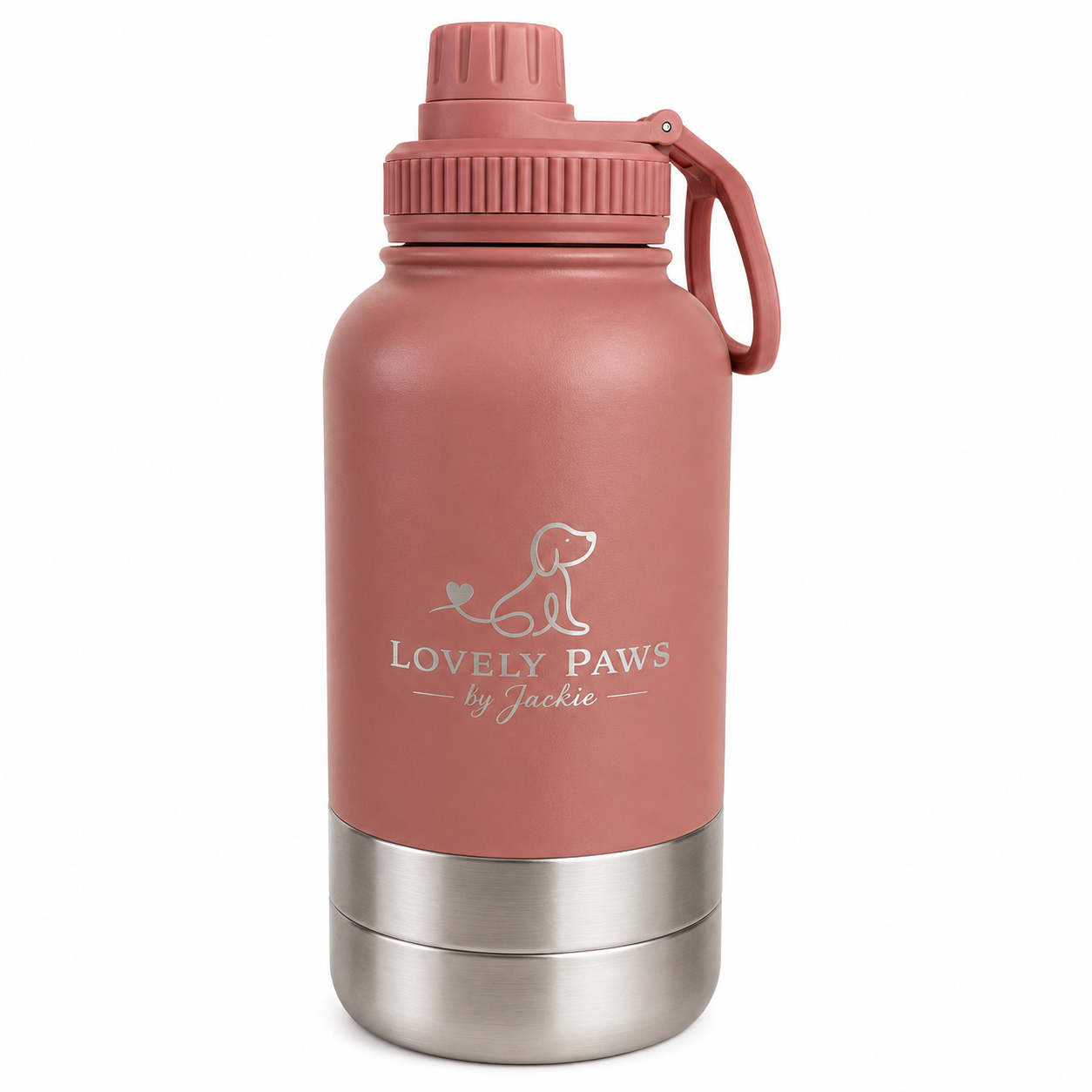 3-in-1 Stainless Steel Travel Pet Bottle