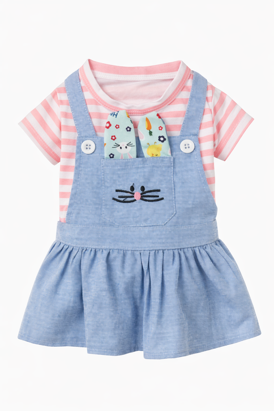 Easter Bunny Pocket Dog Dress
