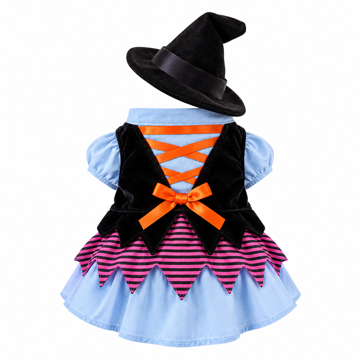 Spooky Chic Witch Pet Costume Set 🧙‍♀️🎃