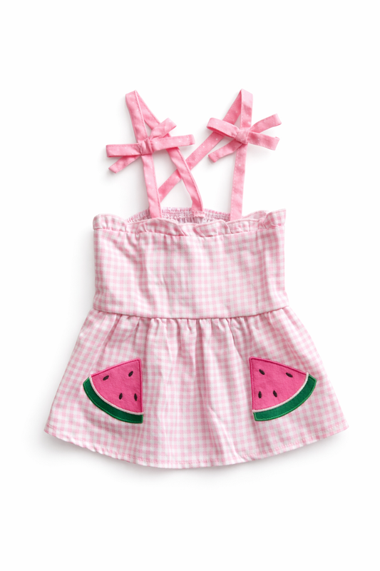 Sweet Summer Watermelon Dress