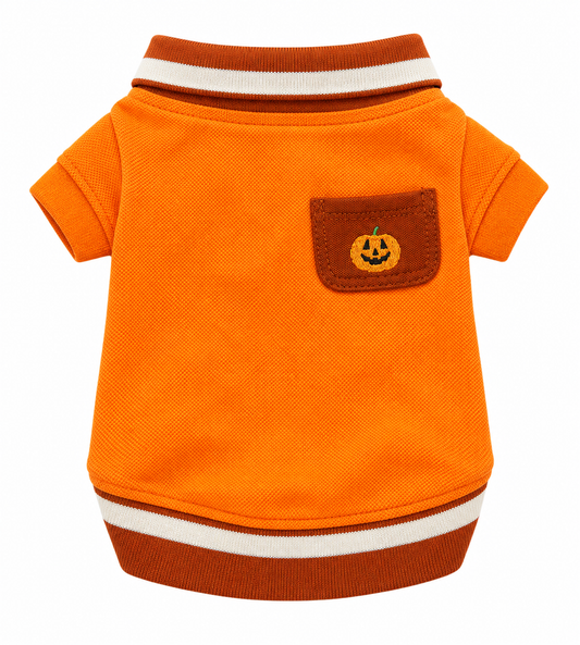 Pumpkin Patch Pet Polo Shirt 🎃