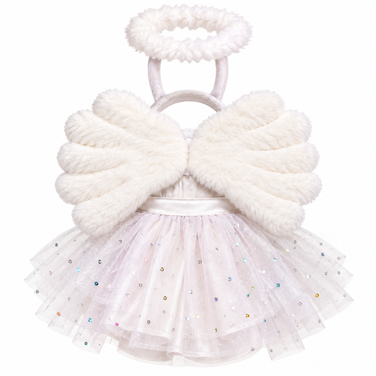 Heavenly Angel Pet Costume Set 🤍
