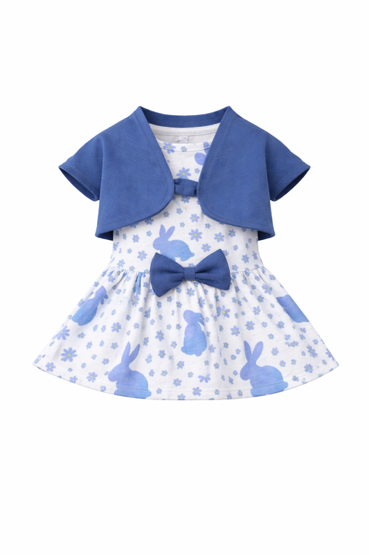 Blue Bunny Easter Dog Dress
