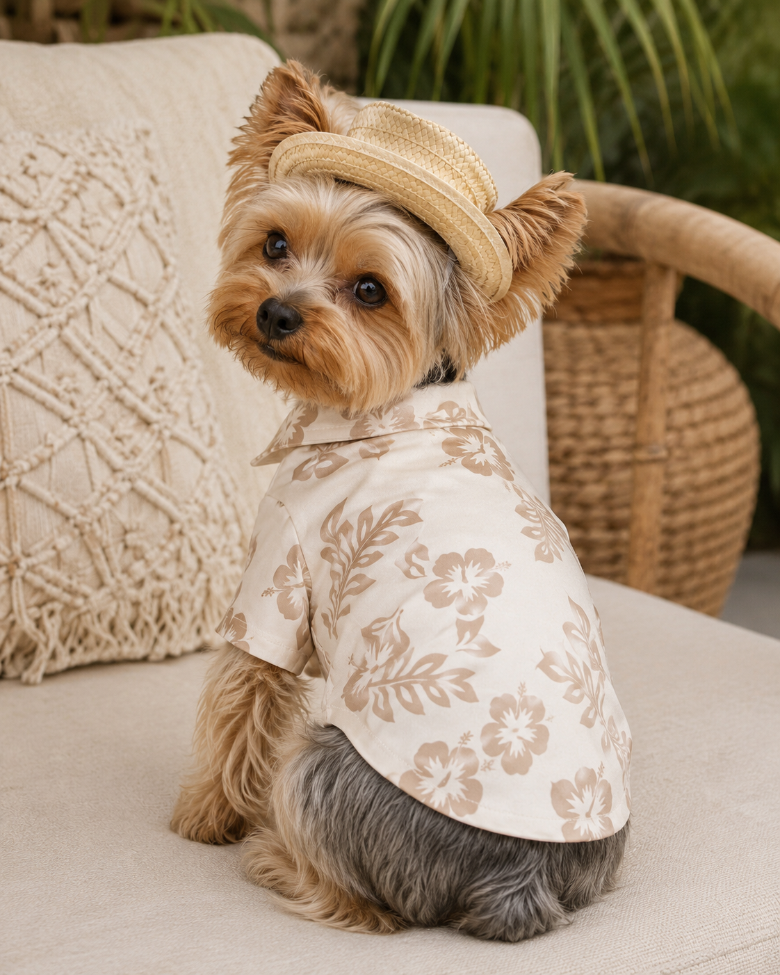 Island Escape Dog Shirt & Hat