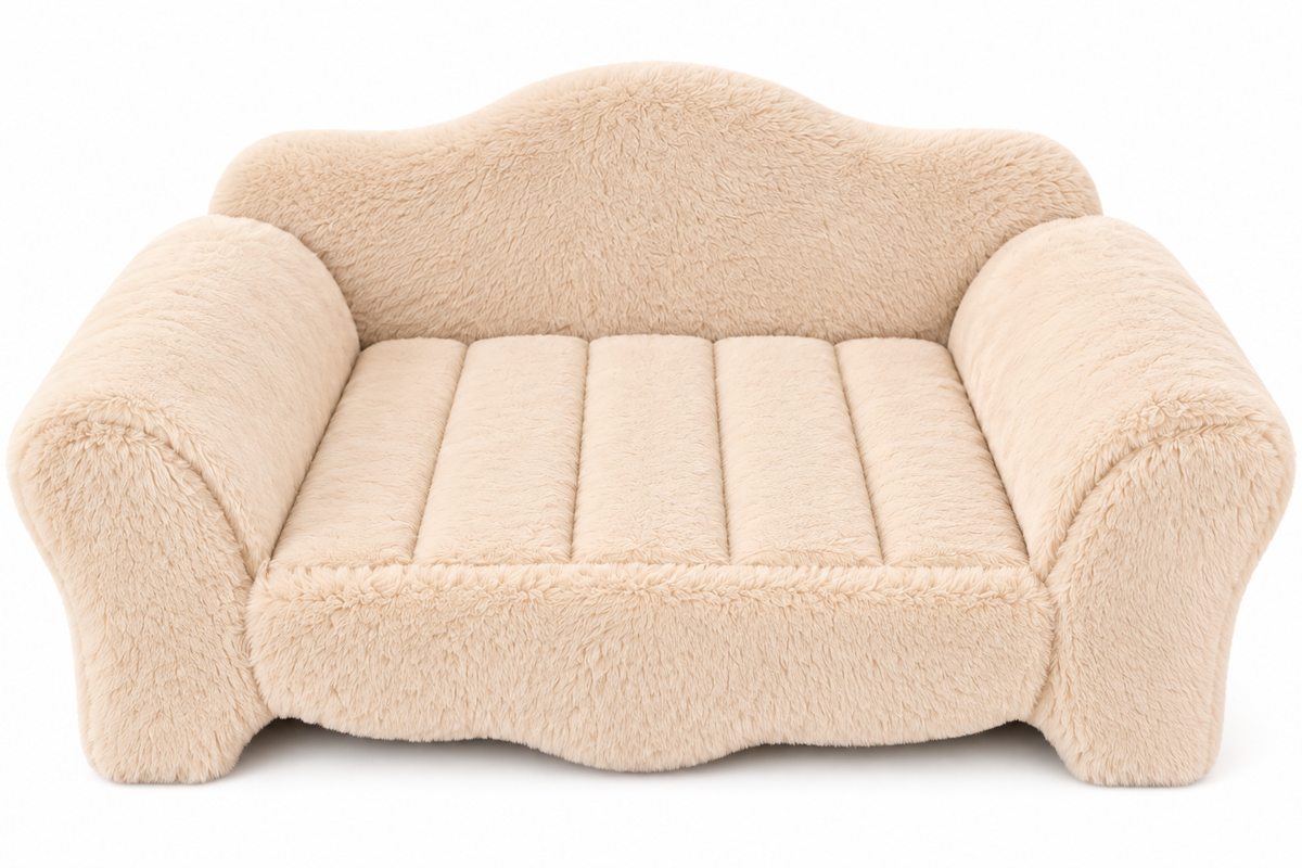 Cozy Cloud Plush Pet Sofa Bed